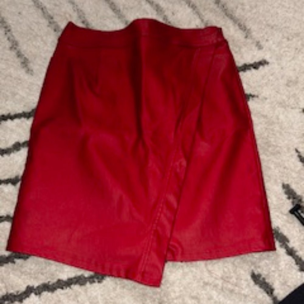 Windsor Red Bodycon Skirt